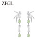 ZEGL设计师款风影声声系列新中式耳环女轻奢大气琉璃耳钉独特耳饰 商品缩略图7