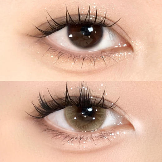 HUOHUOCON 太阳蛋菇 半年抛 两片 14.2mm 参考着色 13.5mm 基弧 8.6 含水 38% 新锐国货 商品图2