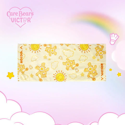 VICTOR威克多Care Bears爱心熊联名系列运动装备 护腕毛巾手柄保护套 TW4507CBC 商品图0