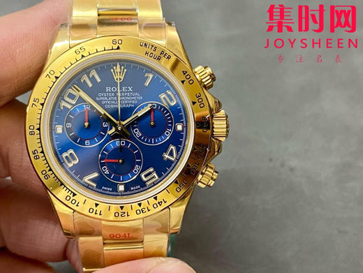 ROLEX劳力士 宇宙计型迪通拿系列 黄金蓝魔 男士腕表 商品图0