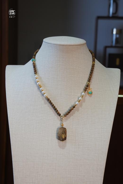 越南白奇楠沉香 风水项链 商品图0