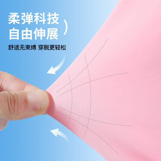 【带胸垫 】【150-170】【精典泰迪】女孩短袖泳裙分体泳衣套装 商品图6