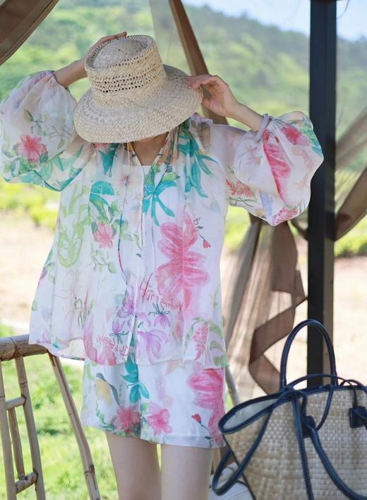 LPIUTY品牌直发！弗洛花园天丝 衬衫A02Y62059/短裤A02K62059 商品图7