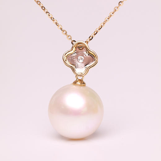 美裕 金18K淡水珍珠链牌11-12mm 108308W 商品图6