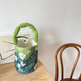 【今日特价】夏天包包帆布包手提包包女手提包高颜值充棉带水桶包