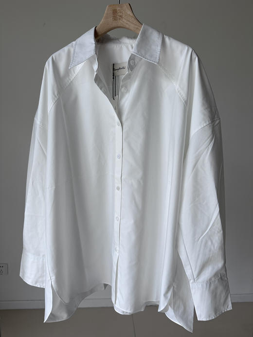 Semplicita | K09 新款宽松版抗皱高支棉衬衫 [ 黑  ] 商品图0