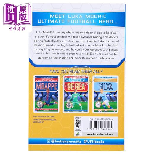 【中商原版】足球英雄系列 莫德里奇收集 Modric Collect Them All 英文原版 Matt Tom Oldfield 生活休闲 足球 商品图2