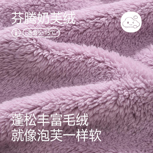 芬腾布朗熊女童睡衣秋冬珊瑚绒套装女孩儿童中大童加绒加厚家居服 商品图1