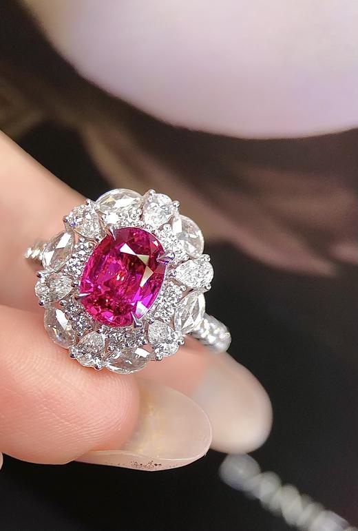 2.0ct 6.884g 红宝石戒指吊坠 商品图3