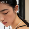 ZEGL设计师东方花影系列人造珍珠耳钉女轻奢高级感耳环大气耳饰品 商品缩略图1