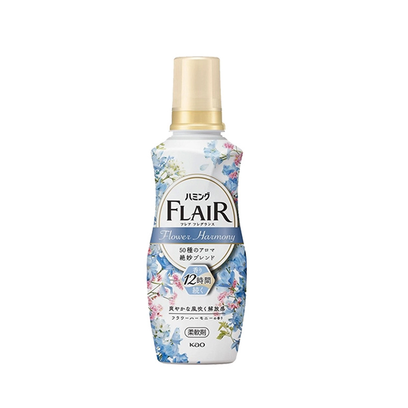花王FLAIR衣物柔顺剂除皱持久留香洗衣液护色防静电柔软剂缤纷四季花果香540ml