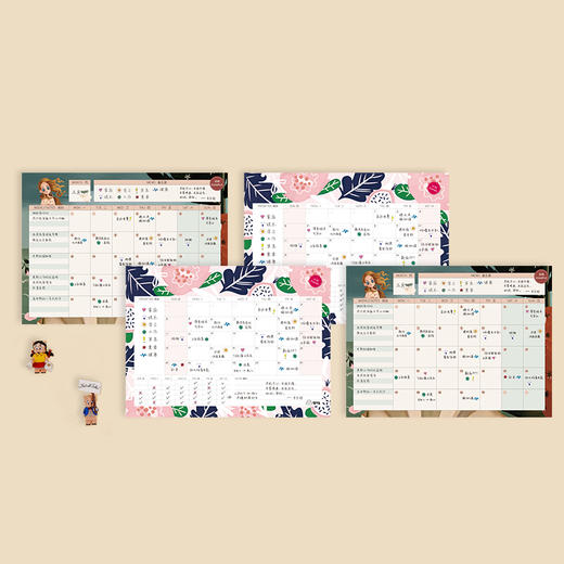 【趁早文创】趁早早鸟A4自填日期桌面计划工作日程记录打卡备忘表单可贴冰箱 商品图1