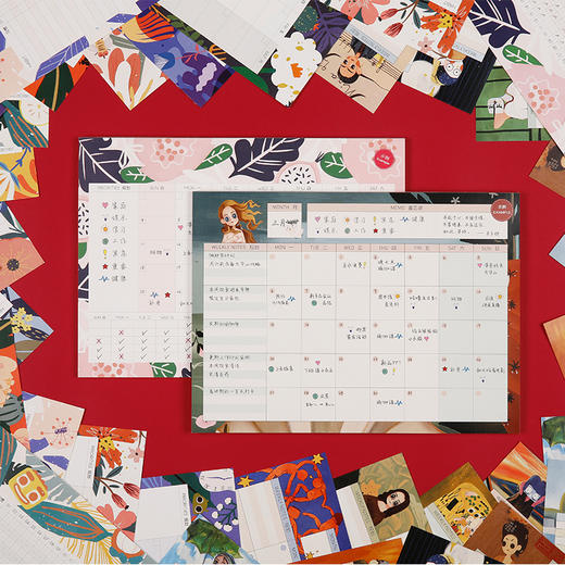 【趁早文创】趁早早鸟A4自填日期桌面计划工作日程记录打卡备忘表单可贴冰箱 商品图0