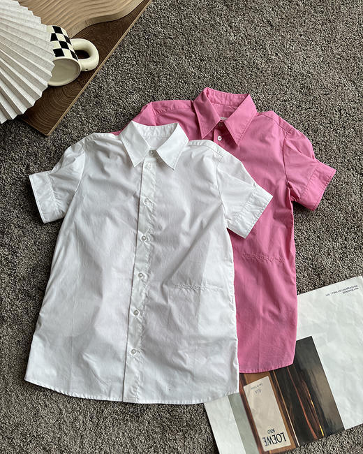 现货 THS 7.3- 尾货童装-不退换 M6家 短袖衬衫连衣裙 2色 CL036 商品图0