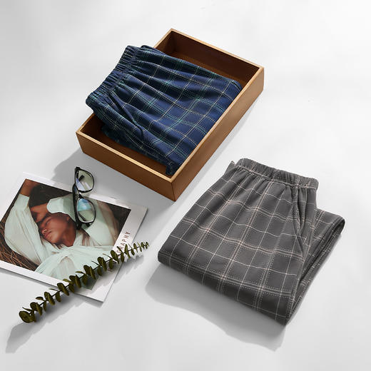 100%棉春秋季纯棉长裤休闲大码家居裤 A-4143  芬腾 商品图4