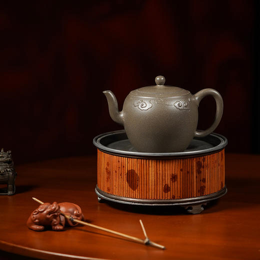 龙德堂陶艺 汤宣武制《瑞云系列之雅云-限量款》原矿青段 320cc 库存请咨询客服 商品图4