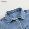 马克珍妮男童大口袋牛仔外套儿童纯棉宽松百搭牛仔衬衫春款240038 商品缩略图4