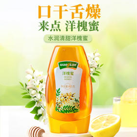 汪氏蜂蜜槐花蜜手工采集品牌健康食用液态秦岭深山大小瓶洋槐蜂蜜