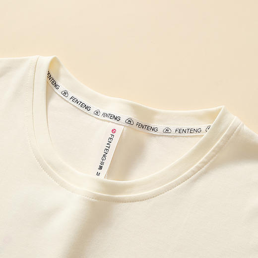 女士睡衣春秋季新款纯棉圆领套头长袖女款休闲大码家居服套装   芬腾 商品图2