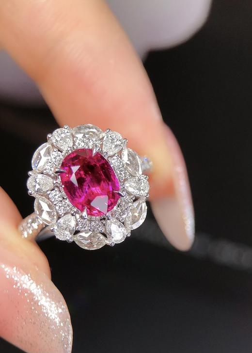 2.0ct 6.884g 红宝石戒指吊坠 商品图0