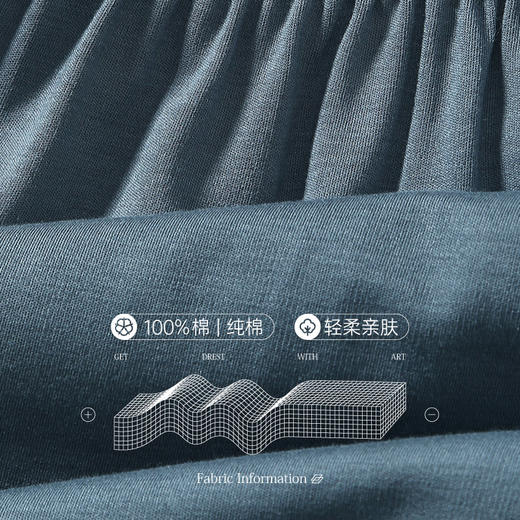 芬腾2024年新款纯棉男士睡衣夏季薄款全棉短袖长裤套装宽松家居服 商品图1
