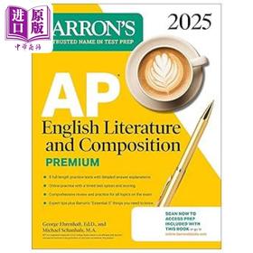 【中商原版】AP English Literature and Composition Premium 2025 Prep Book 巴朗AP考试英语文学与作文备考书