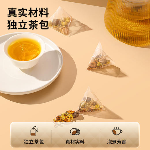 【正宗同仁堂品牌】北京同仁堂 青源堂 胖大海罗汉果茶120克 独立茶包 甜润果茶SY 商品图3