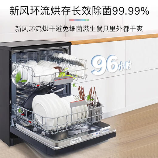 博世（BOSCH）14套全自动家用除菌黑金刚二代独立嵌入式智能洗碗机SJS4HKB11C 商品图0