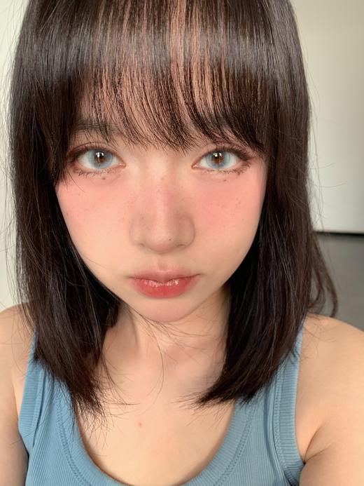 huohuocon 半年抛 炫蓝蘑菇   直径14.2mm着色13.5mm 商品图0