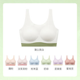 ubras旗下likeuu少女运动内衣透气女童学生撞色抹胸背心发育期A(日常I)