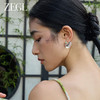 ZEGL设计师风影声声系列琉璃耳钉女新中式耳环新款爆款民族风耳饰 商品缩略图3