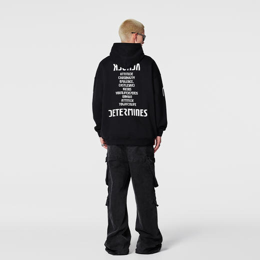 【Achock官方店】美式街头重磅印花情侣卫衣潮牌连帽宽松上衣男女 商品图1