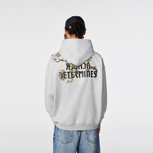 【Achock官方店】美式复古街头迎客松重磅刺绣卫衣男国潮宽松连帽 商品图1