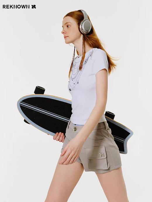 双腰头短裤 商品图1