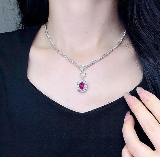 2.0ct 6.884g 红宝石戒指吊坠 商品图7