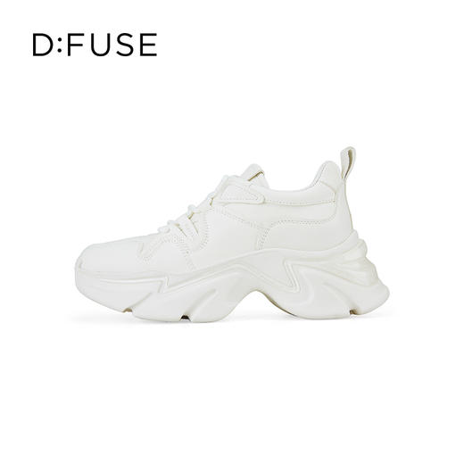 D:FUSE迪芙斯2024年秋季新款松糕厚底轻量老爹鞋休闲运动鞋女DF43112379 商品图2