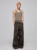 Simple Project/K2489/迷彩宽松分割立裁宽腿直筒廓形长裤 商品缩略图3