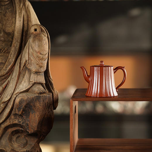 龙德堂陶艺 汤宣武制《莲尊》原矿大红袍 180cc 库存请咨询客服 商品图0