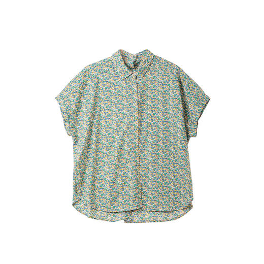 双面扣碎花衬衫 商品图1