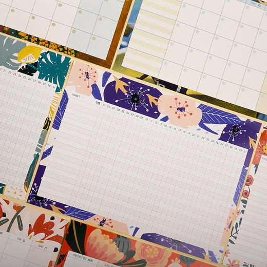 【趁早文创】趁早早鸟A4自填日期桌面计划工作日程记录打卡备忘表单可贴冰箱 商品图2