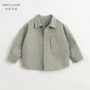 马克珍妮男童城市户外翻领外套 儿童纯棉衬衫上衣春装新款240019 商品缩略图2