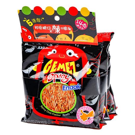 GEMEZ 印尼进口火辣干脆面 14g*5包/份 商品图2