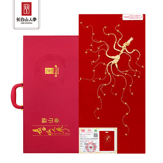 热卖【长白山甄选野山参】高档野山参礼盒珠钉60板野山参送礼一等品W系列 商品图4