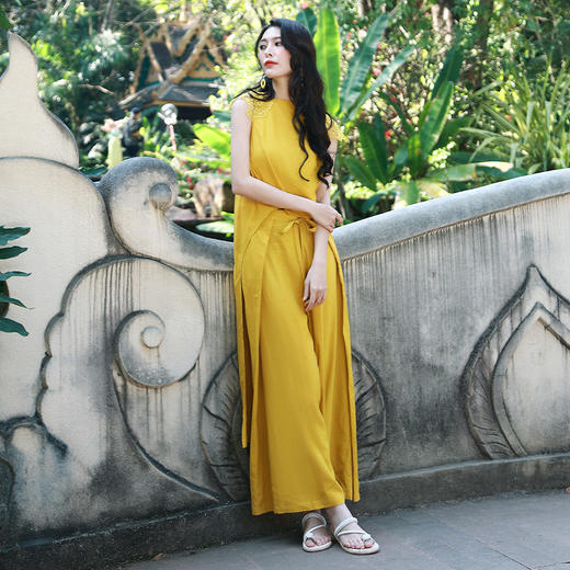 简兮绑带阔腿裤| 现货加急发 商品图1