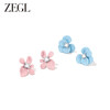 ZEGL设计师花花耳妆盘系列花朵耳钉女多巴胺耳环小众独特可爱耳饰 商品缩略图6