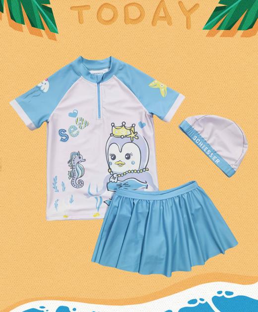 SCHIESSER德国舒雅女童泳装3件套3F/23610E 商品图0