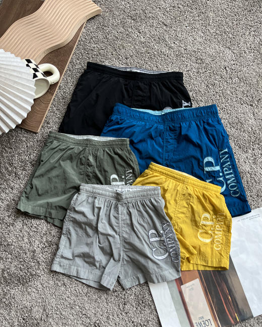 现货 THS 7.3-尾货童装-不退换 CP家 logo字母全拼刺绣贴布休闲运动短裤 沙滩裤  5色 CJ050 商品图0