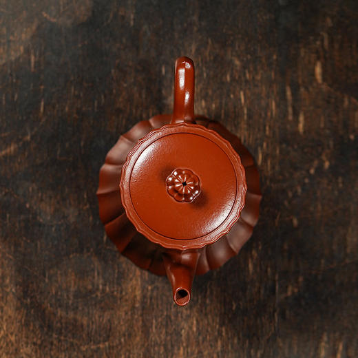 龙德堂陶艺 汤宣武制《莲尊》原矿大红袍 180cc 库存请咨询客服 商品图2