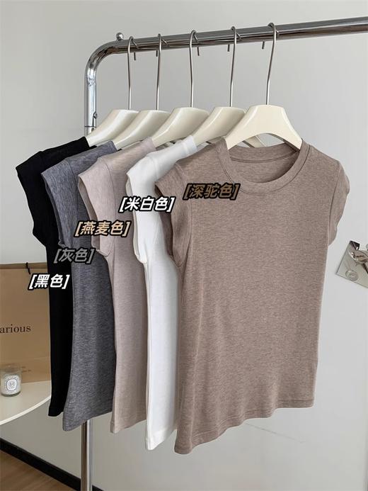 【品牌直发】无袖正肩T恤背心 商品图5