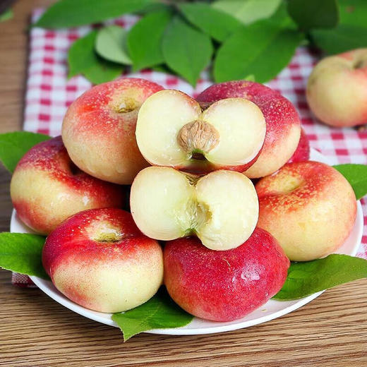 超级香甜【金霞油蟠桃】30年匠心 敢争世间第一桃，现摘分拣只出精品，吃过必赞 商品图1